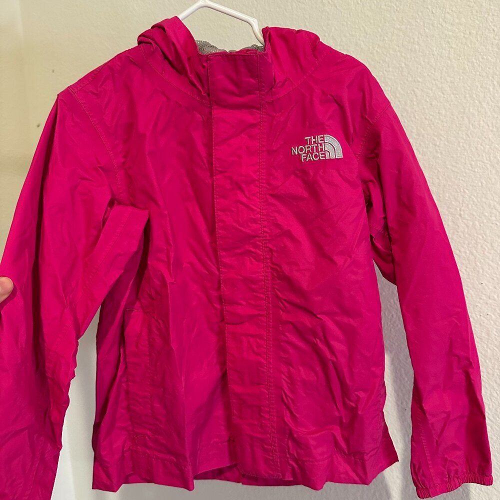 The North Face Kids Pink Raincoat